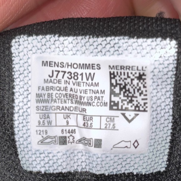 Merrell Yokota 2 Mid Waterproof hiking boots Men’s size 9.5W - Picture 13 of 14